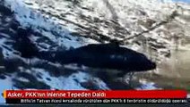 Asker, PKK'nın İnlerine Tepeden Daldı