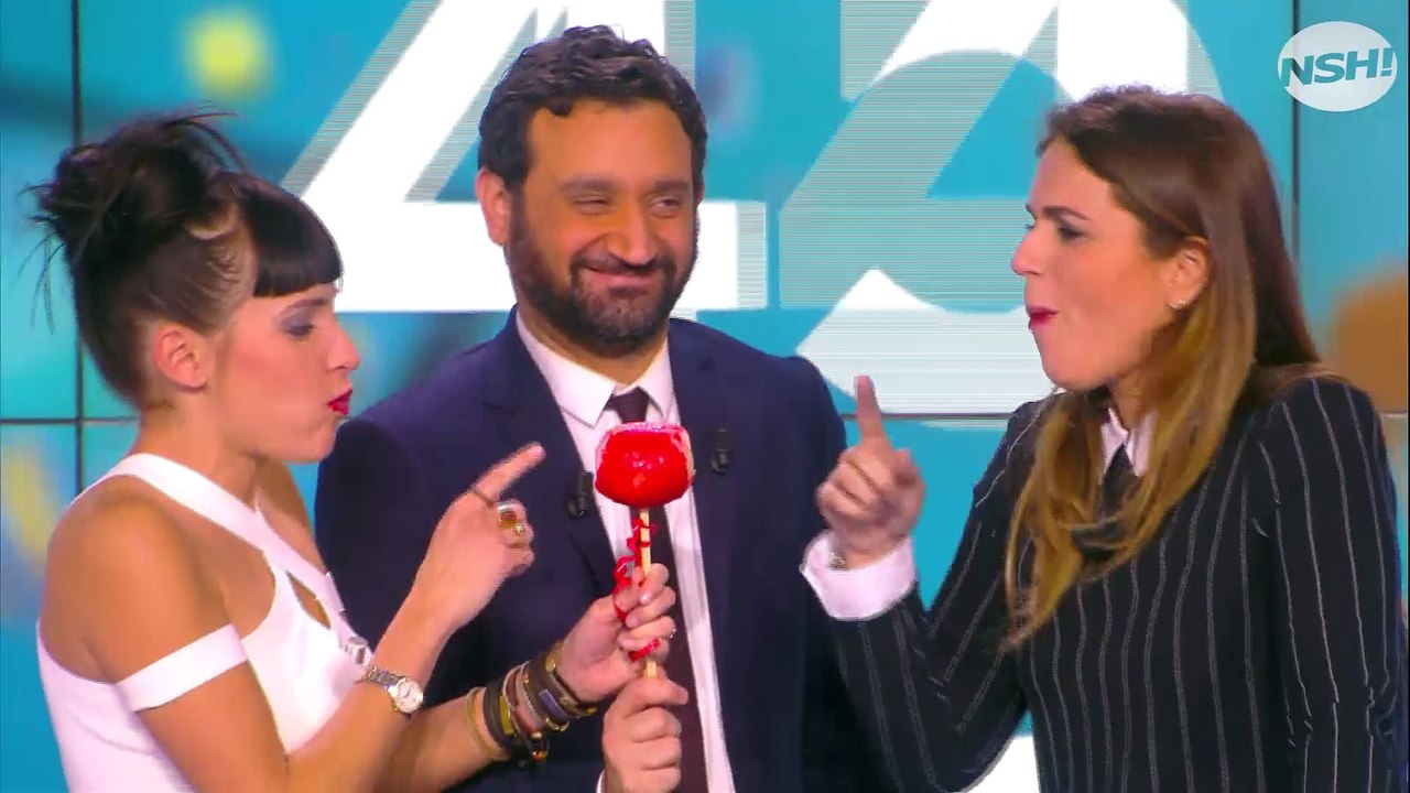 TPMP - Valérie Benaïm mange un oignon avec Erika Moulet