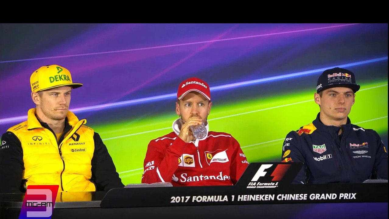 Drivers face the press in China