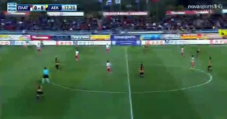 Vinicius Goal - Platanias FC	0-1	AEK Athens FC 06.04.2017