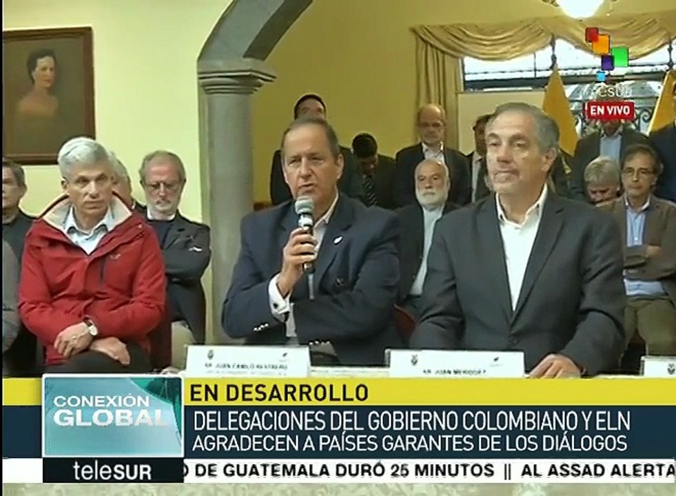 Gob. de Colombia reconoce primeros acuerdos alcanzados con el ELN
