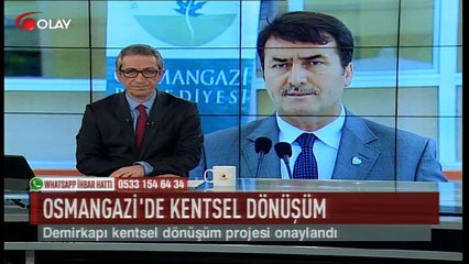 Osmangazi'de kentsel dönüşüm (Haber 06 04 2017)