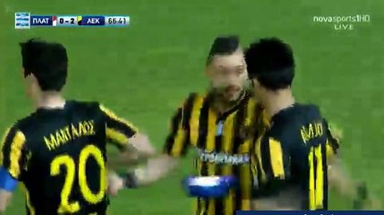 Petros Mantalos GOAL HD - Platanias FC	0-2	AEK Athens FC 06.04.2017