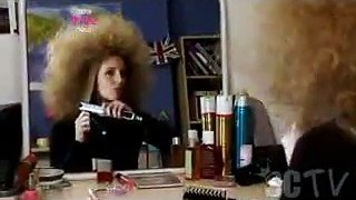 Curly hairs vs straight hairs nice girl competation