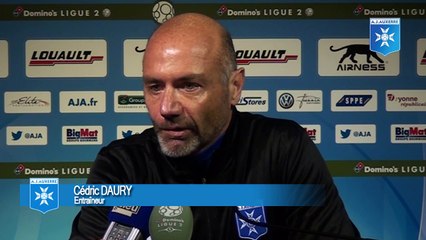 Cédric Daury avant AJ Auxerre - Amiens SC