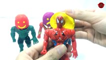 Learn Colors With Play Doh for Children and Hulk - Spiderman & Finger Family Colours for Kids