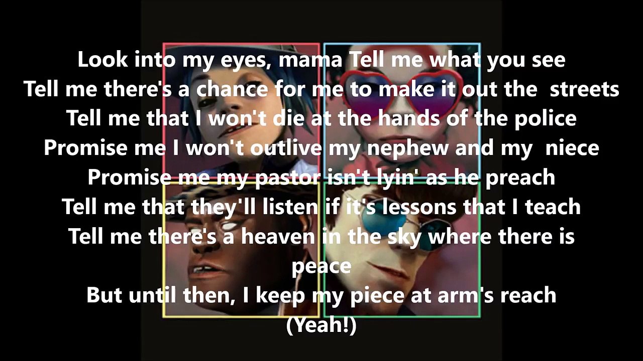 Gorillaz - Let Me Out LYRICS