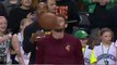 Kevin Love Gets DRILLED in the Face by Basketball During Pre-Game Warmups