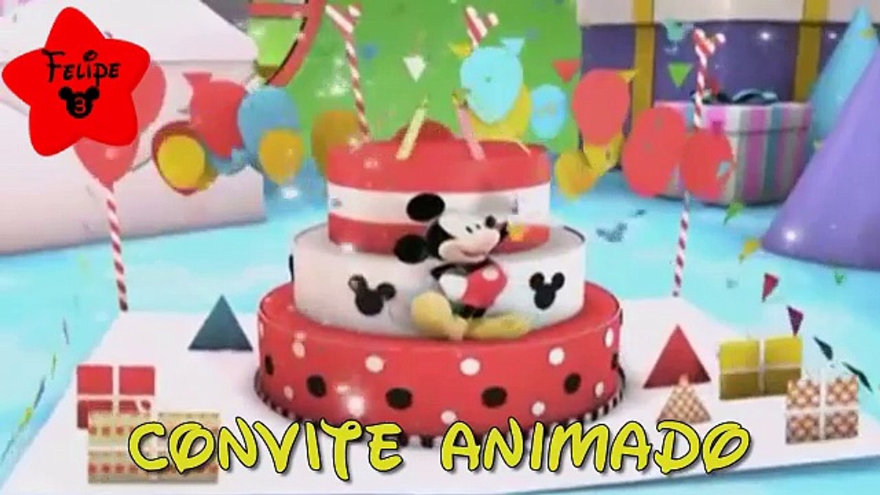 Convite Felipe 3 anos