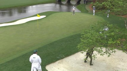 Golf - Masters 1er jour - Belle sortie de bunker pour Day !