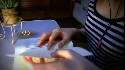 【ASMR】本のページをめくる、触る -Page Turning- Binaural【音フェチ】