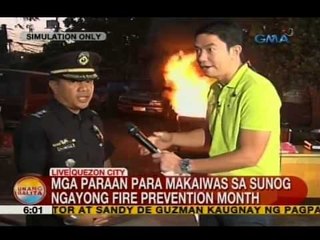 UB: Mga paraan para makaiwas sa sunog ngayong Fire Prevention Month