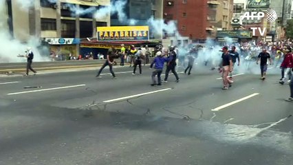 URGENTE: Disturbios durante protesta opositora en Caracas