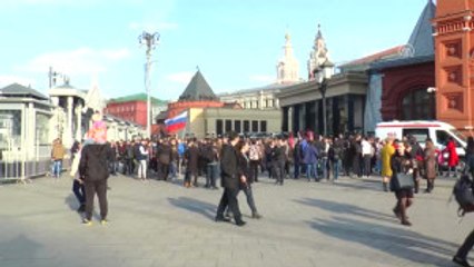 St. Petersburg'daki Terör Saldırısında Ölenler Anısına Tören