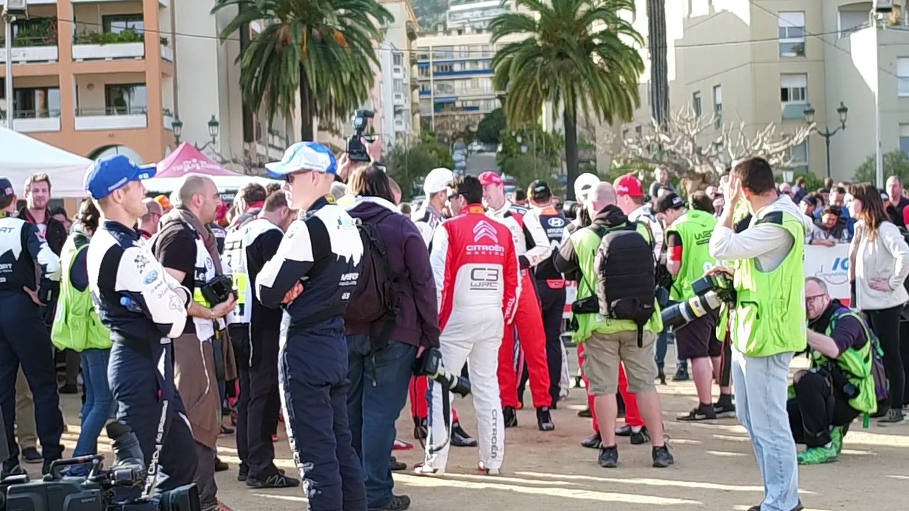 Cérémonie de départ du 60e Tour de Corse WRC à Ajaccio