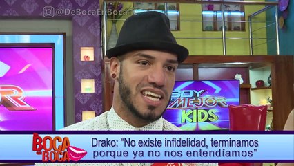 Drako confirma que relación con Jacqueline Gaete llegó a su fin