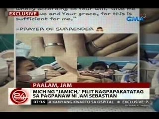 24Oras: Mich ng 'Jamich', pilit nagpapakatatag sa pagpanaw ni Jam Sebastian