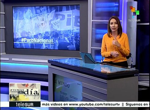 Argentina: denuncian centrales obreras represión en la huelga general