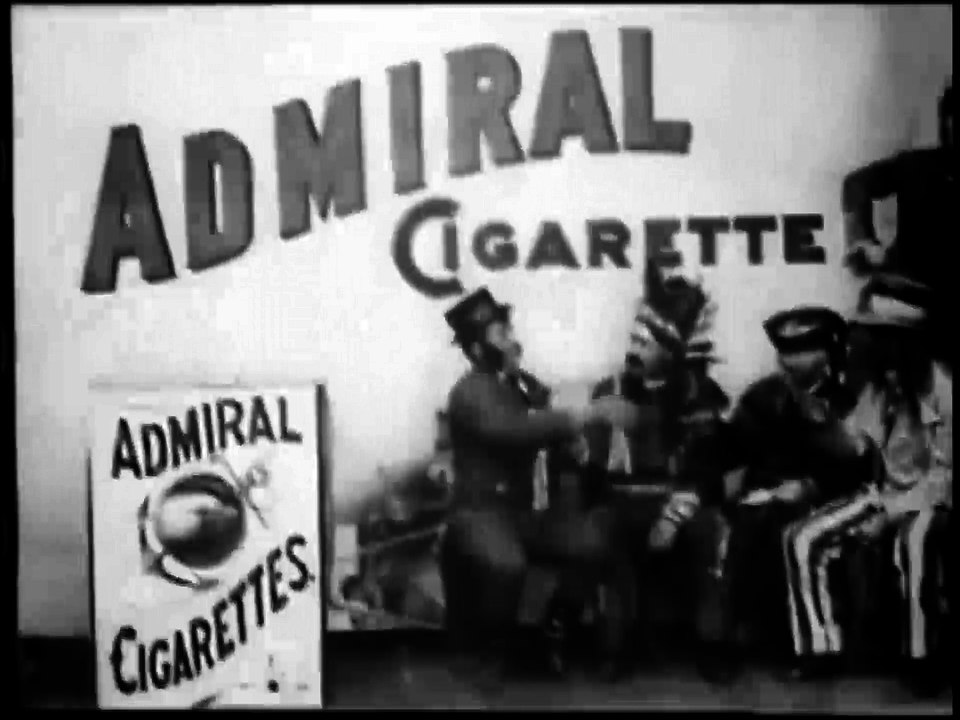 Admiral Cigarette 1897 - World's 1st Commercial on Film - William Heise