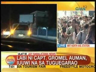 UB: Labi ni Capt. Gromel Auman, iuuwi na sa Tuguegarao