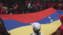 Chavismo exhibe sus fuerzas en las calles de Caracas en rechazo a 