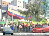 Ecuador: voceros opositores claman fraude y promueven la violencia