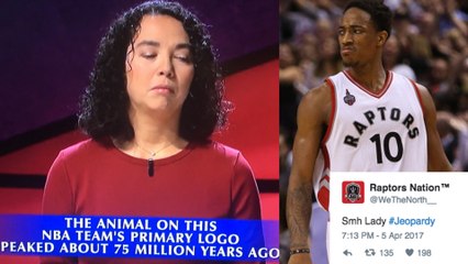 Jeopardy Contestant Loses ALL Her Money on Toronto Raptors Question, Gets TROLLED by Team