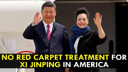 No red carpet treatment for Chinese President Xi Jinping in America
