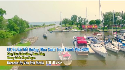 Karaoke LK Nhạc Sống Cô Gái Mở Đường, Mùa Xuân Trên TPHCM - Organ Cực Hay