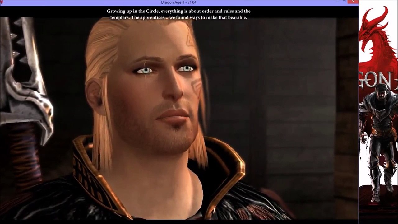 Dragon Age 2 Yaoi  Hawke flirts with Anders