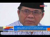 NTG: Iqbal, iginiit na siya ay isang Pinoy at itinangging may Malaysian passport siya