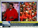 Maduro: Oposición quería enfrentar pueblo contra pueblo