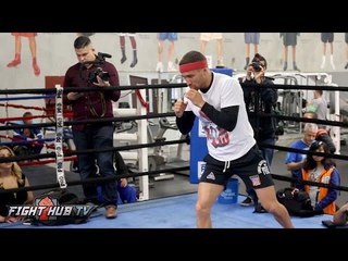 Lomachenko vs. Sosa- Vasyl Lomachenko's FULL Media Workout Video
