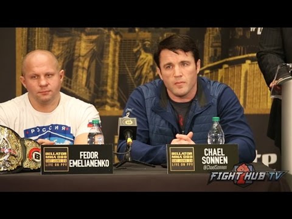 The HILARIOUS Chael Sonnen vs Wanderlei Silva FULL BELLATOR 180 Q&A