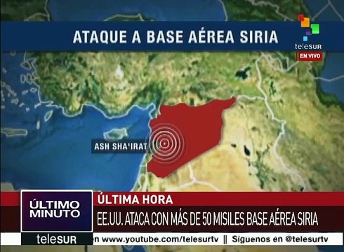 Trump justifica ataque con misiles en Siria y pide sabiduría