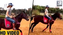 Kangana Ranaut Learning Horse Riding For Rani Lakshmibai Biopic