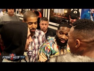 Adrien Broner embraces Danny Garcia after loss "don't worry bout nothin, we gonna bounce back"