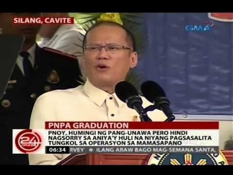 PNoy, humingi ng pang-unawa pero hindi nag-sorry tungkol sa operasyon sa Mamasapano