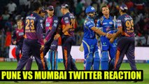 IPL 10 : Pune vs Mumbai T20 match; Twitter reaction | Oneindia News