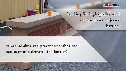 High Quality Concrete Jersey Barriers| Watch Now