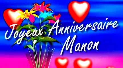 Joyeux Anniversaire Manon