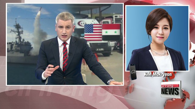 U.S. launches some 60 Tomahawk cruise missiles towards Syria *