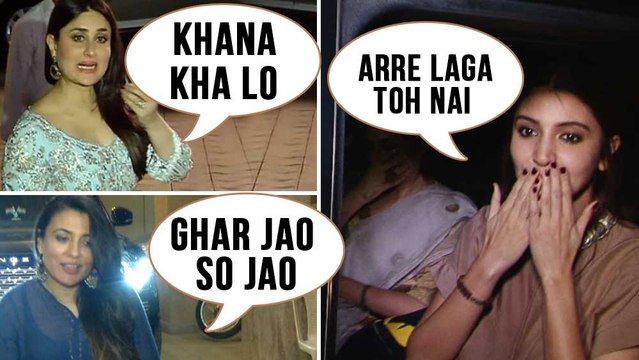 Karisma Kapoor, Kareena Kapoor, Anushka Sharma SWEETEST ACTIONS For Media