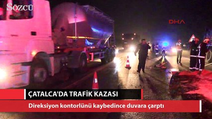 Çatalca'da kaza