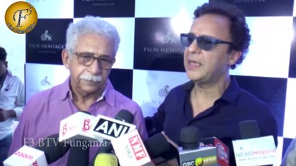 Naseeruddin Shah Speech At Yesterday's Film For Tomorrow Book Launch | P. K. Nair