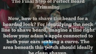 Beard Trimming Guide
