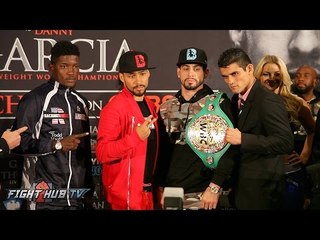 Keith Thurman vs. Danny Garcia Full Final Press Conference Video & Face Off