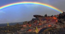 Hawaii'de İki Doğa Olayı Aynı Anda Gerçekleşti
