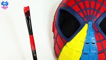 Learn Colors for Toddlers Spiderman Faádce Painting Finger Family Song _ Spider-Man Ma