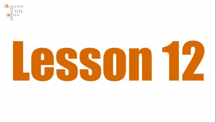 Learn English For Kids - Course 01 - Level Easy - Lesson 12